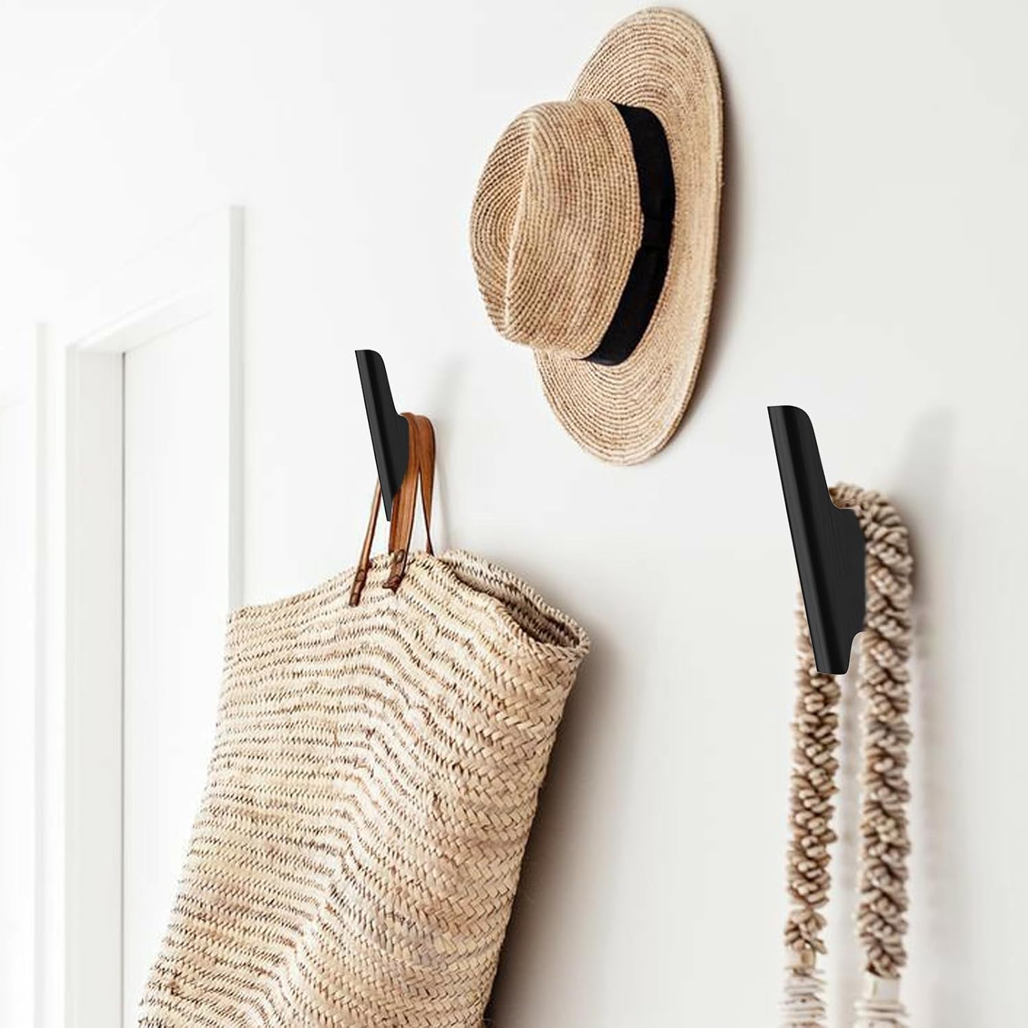 carpentray wooden wall hooks with four hooks