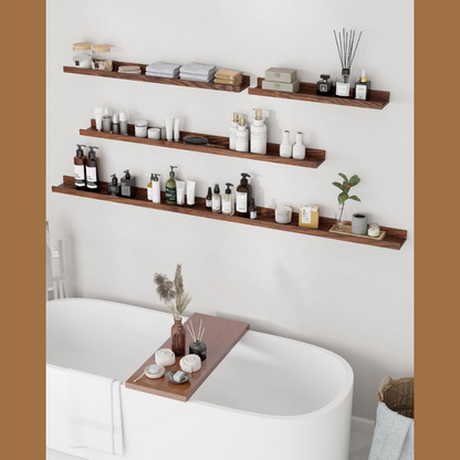 carpentray 36 inch floating shelves set of 2