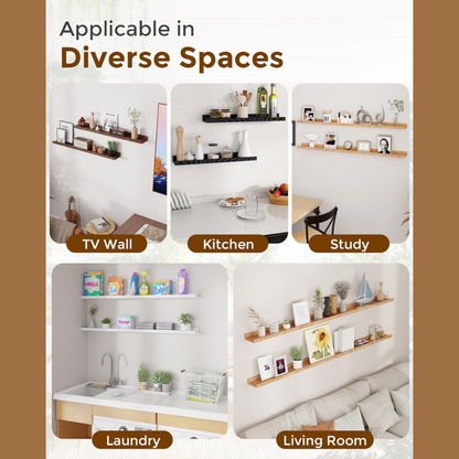carpentray 36 inch floating shelves set of 2
