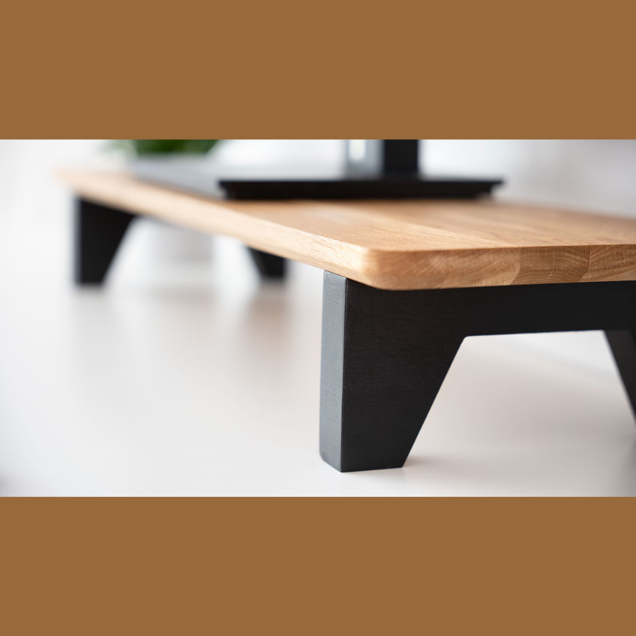 Carpentray 80cm Long Wooden Monitor Riser
