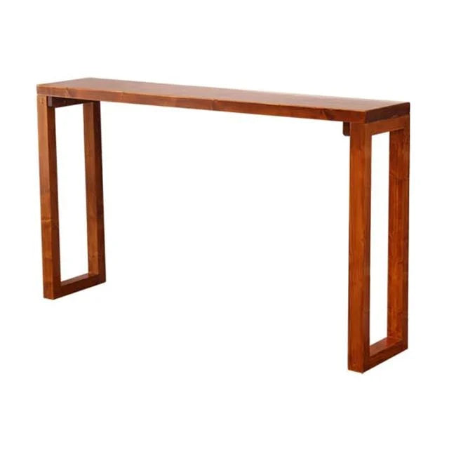 Carpentray Wooden Entryway Console Table Brown