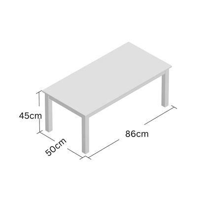 carpentray wooden rectangle coffee table