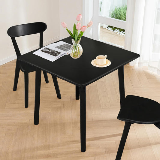 Carpentray 28" Solid Wood Dining Table, Modern Small Dining Table