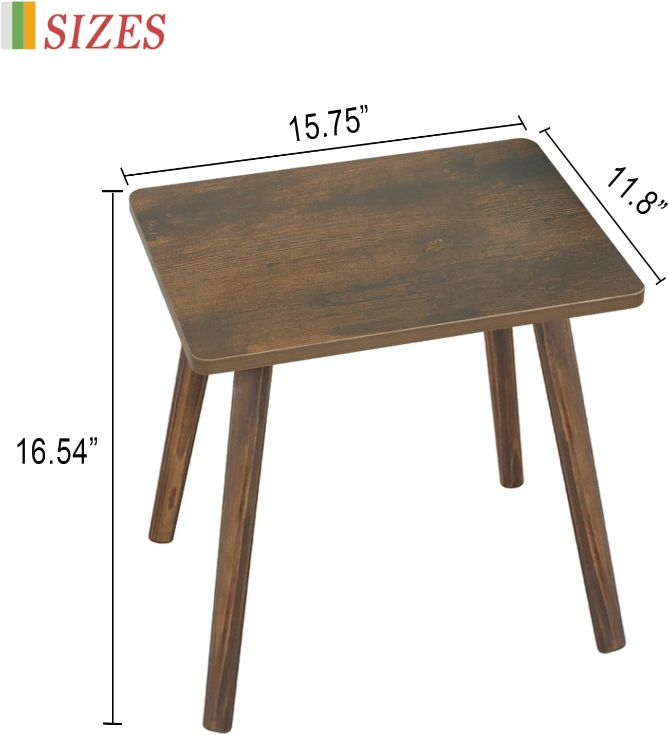 carpentray wooden side table for home decor