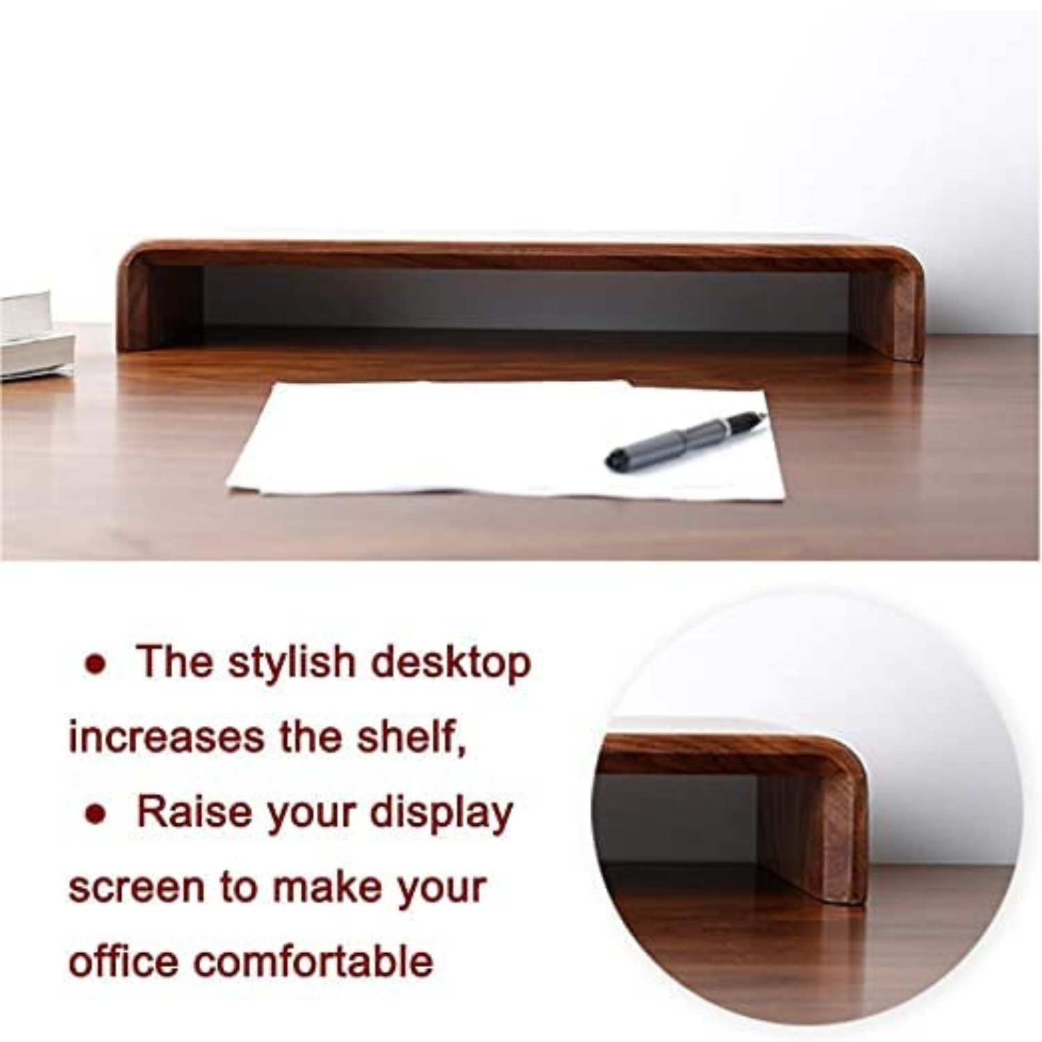 Zimilar Monitor Stand Riser, 2 Tiers Laptop Computer Monitor Riser For PC Screen, IMac, Desktop