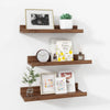 Carpentray 16 Inch Woden Wall Shelf Set of 3 (Brown)Carpentray Home