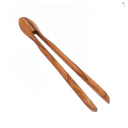 carpentray 9" long wooden ice tong