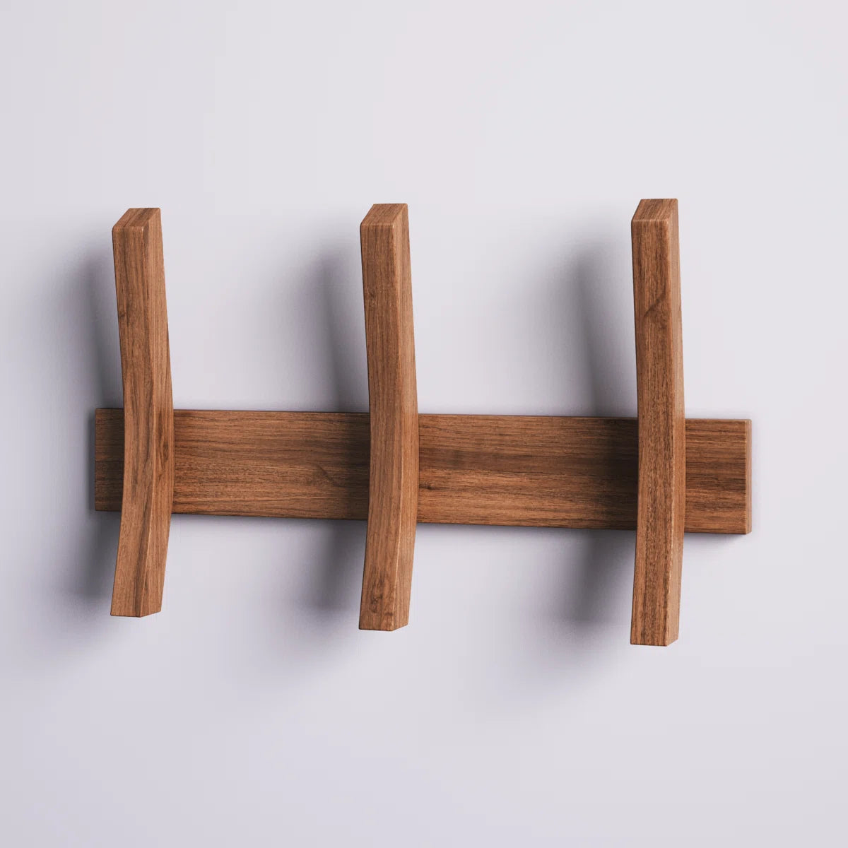 carpentray wooden wall hooks with 3 hooks,