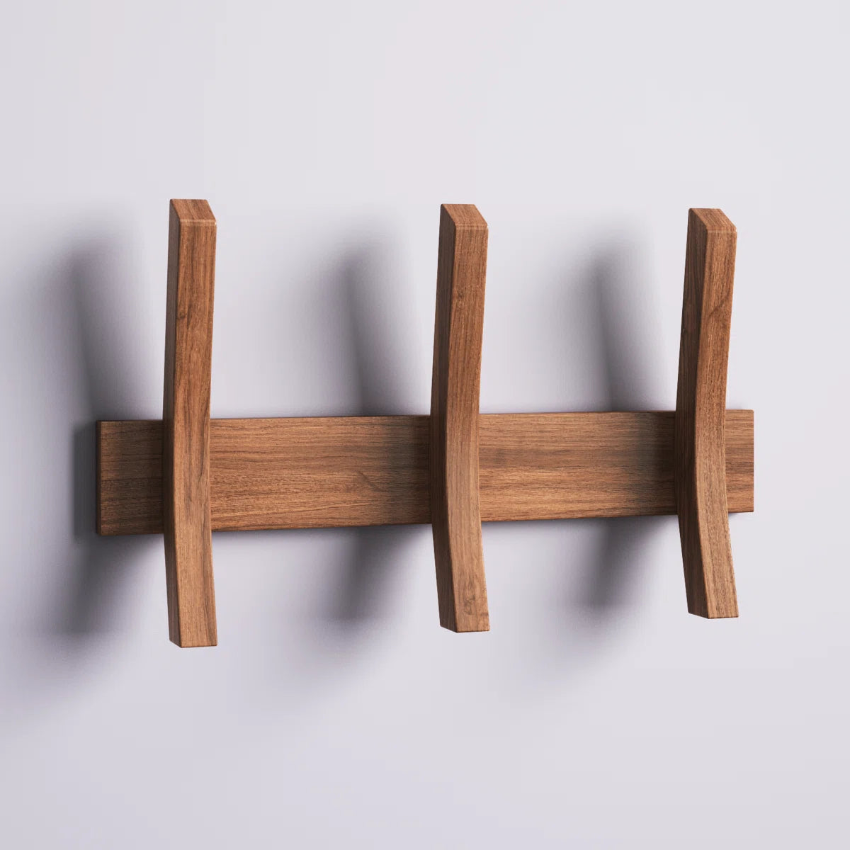 Carpentray Wooden Wall Hooks with 3 Hooks,
