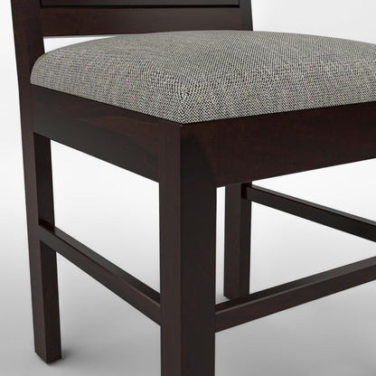 carpentray furniture sheesham wooden 2 dining chair soft cusion set of 2 for living room