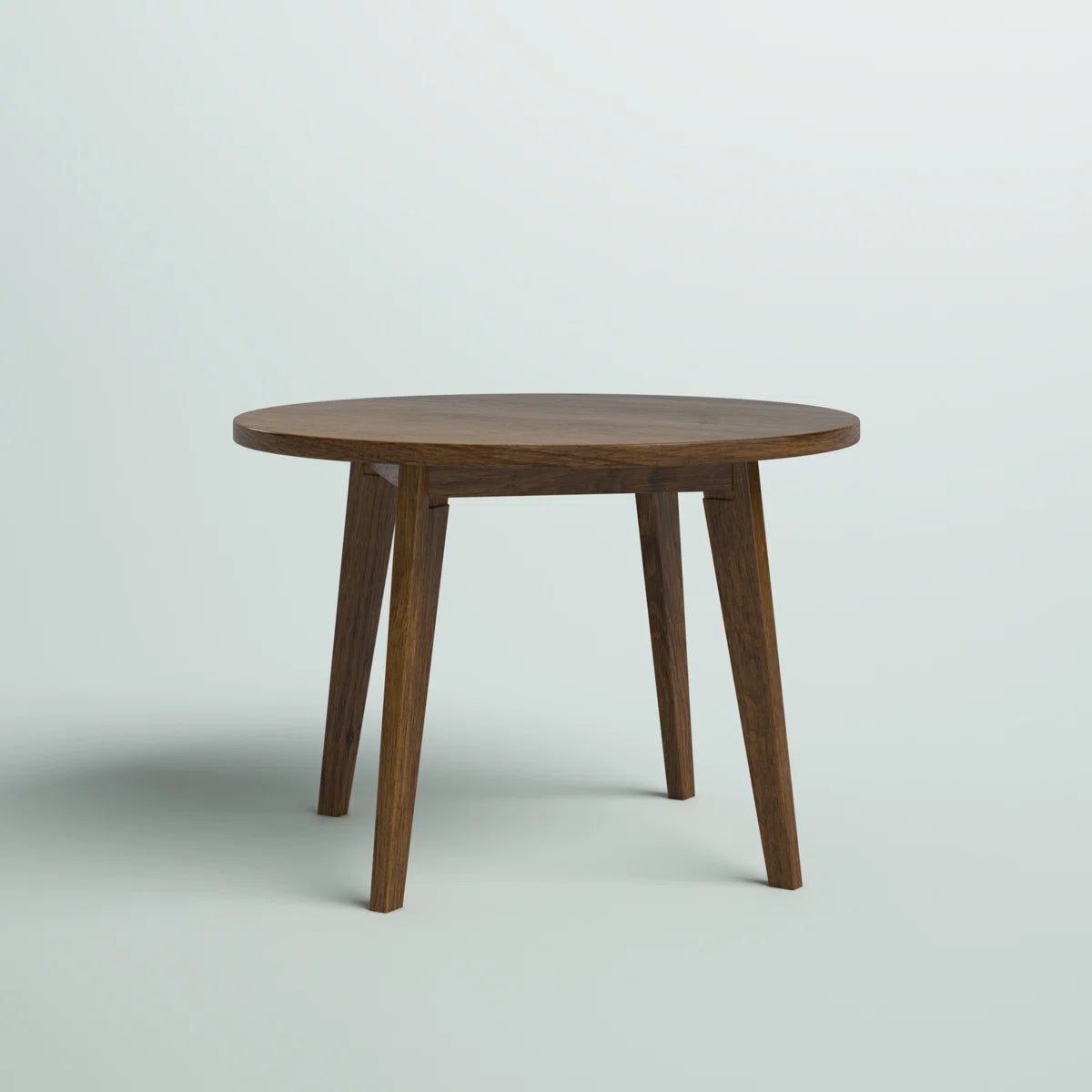 Carpentray 24x24 Inch Round Walnut Coffee Table