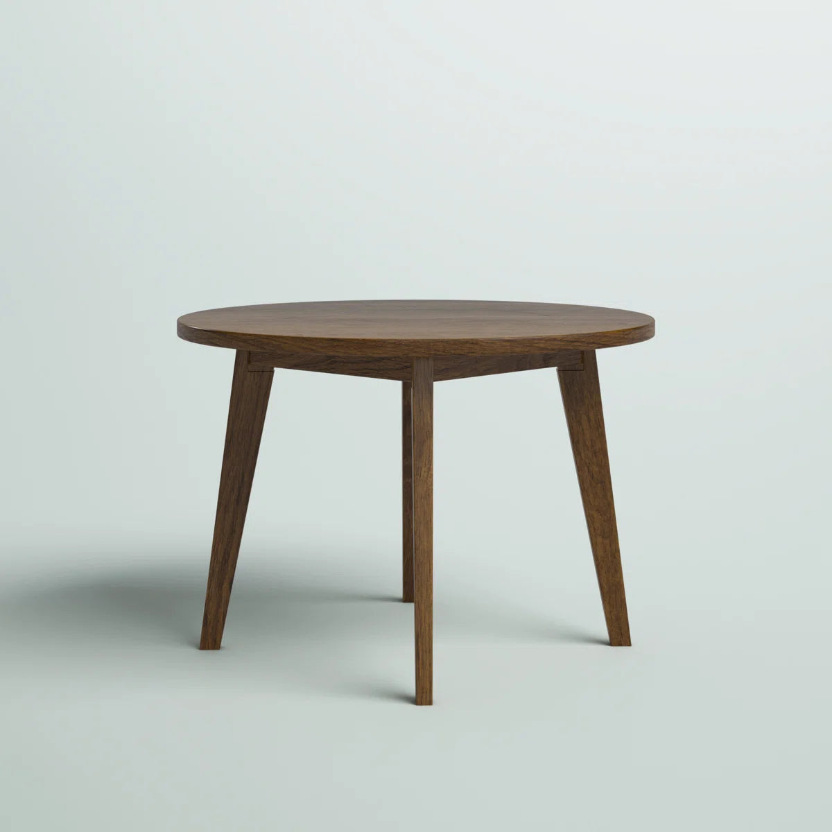 Carpentray 24x24 Inch Round Walnut Coffee Table