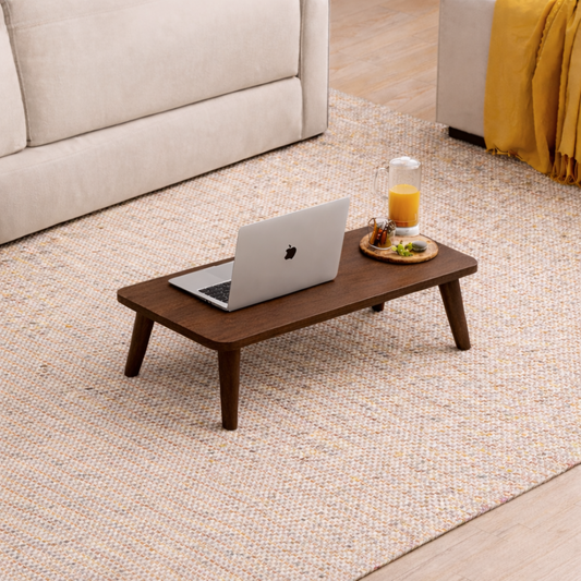 Carpentray japanese Wooden Mini Coffee Table (55x30x20 cm)