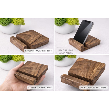 carpentray wooden mobile stand