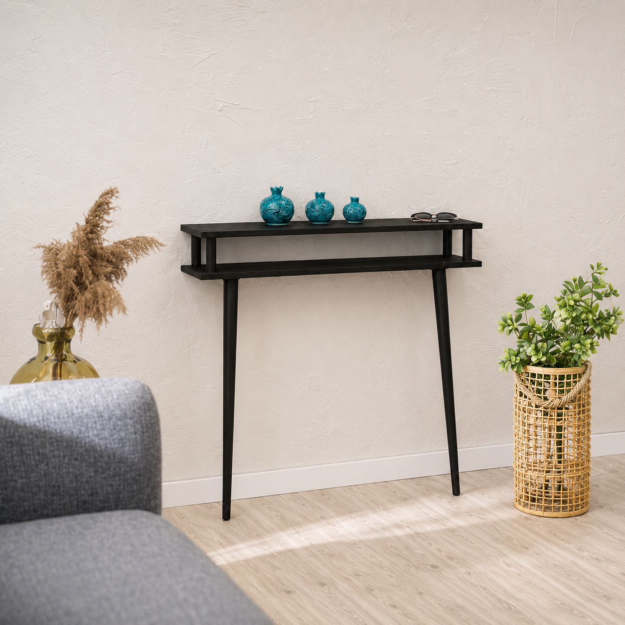arpentray Solid Wood Console Table for Living Room & Entryway |