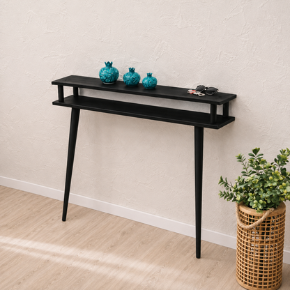 arpentray solid wood console table for living room & entryway |