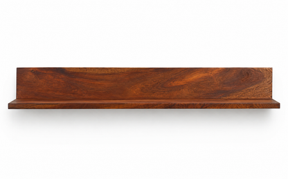carpentray 22 floating shelf for wall natural walnut wood wall shelves