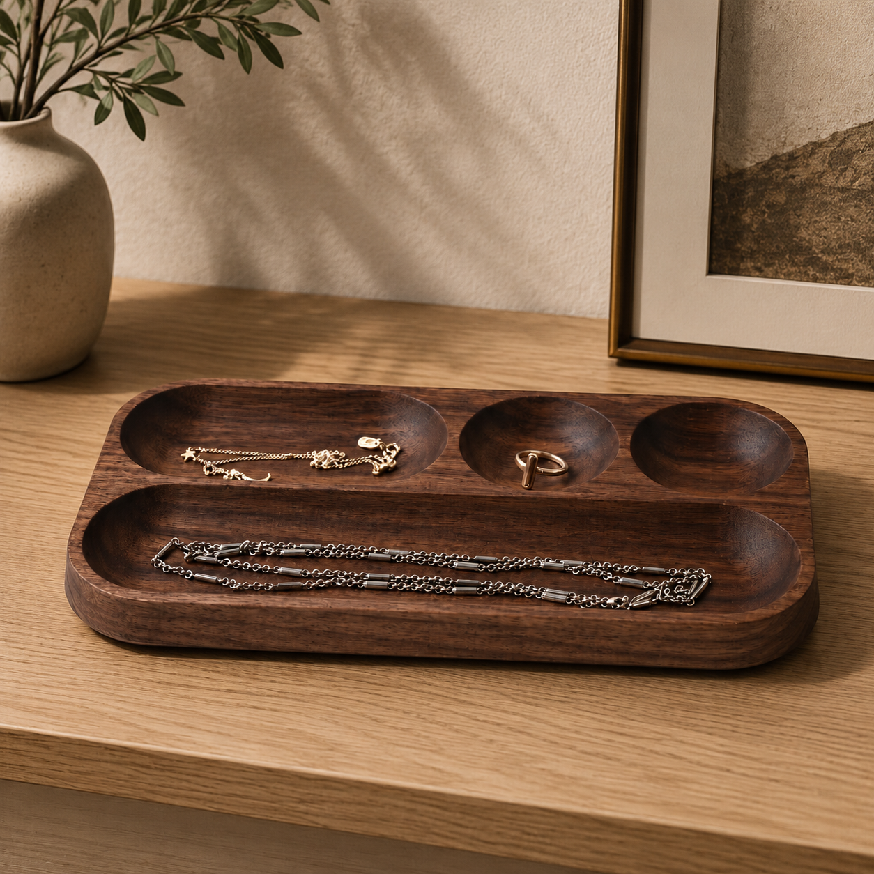 Carpentray Wooden Pen Tray