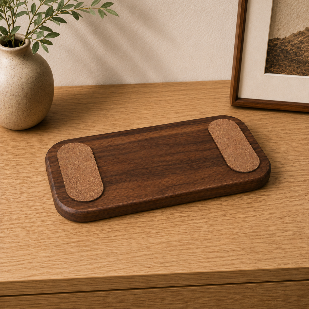 carpentray wooden pen tray