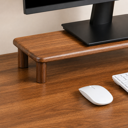 carpentray 80cm long premium wooden monitor stand