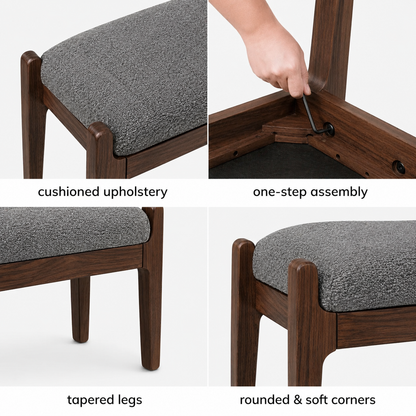carpentray 120cm long premium wooden bench with soft gray cushion