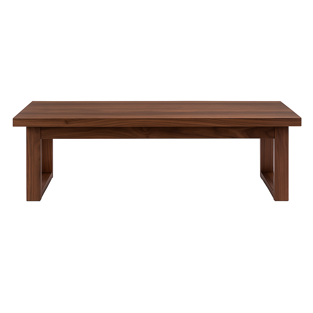 carpentray wooden rectangle shape coffee table (8q)