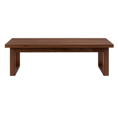 carpentray wooden rectangle shape coffee table (8q)
