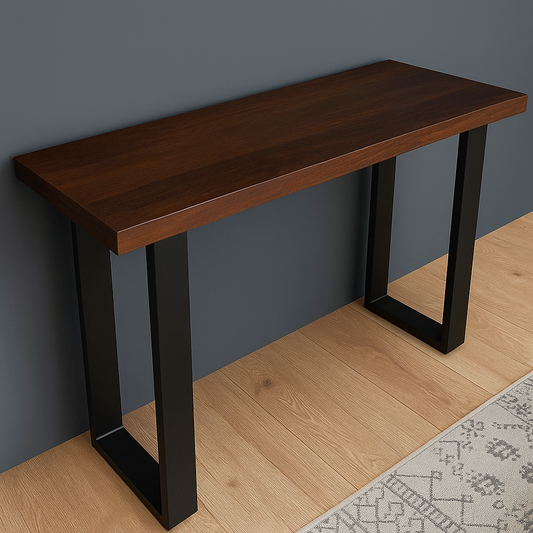 Carpentray 150cm Long Wooden Entryway Console Table Walnut