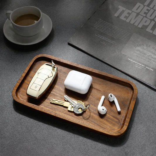 Carpentray 12x7 inch Wooden Office Desk Tray