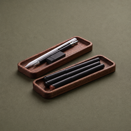 Carpentray Wooden Pen Tray