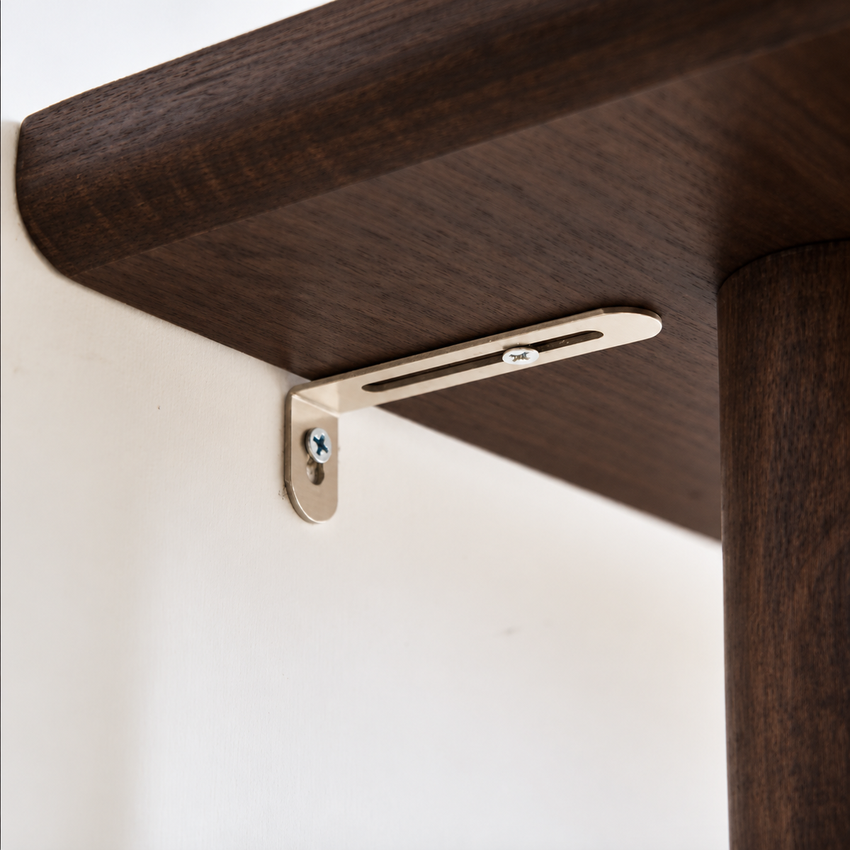 Carpentray 80cm Long Walnut Console Table | Modern Wooden Entryway Table