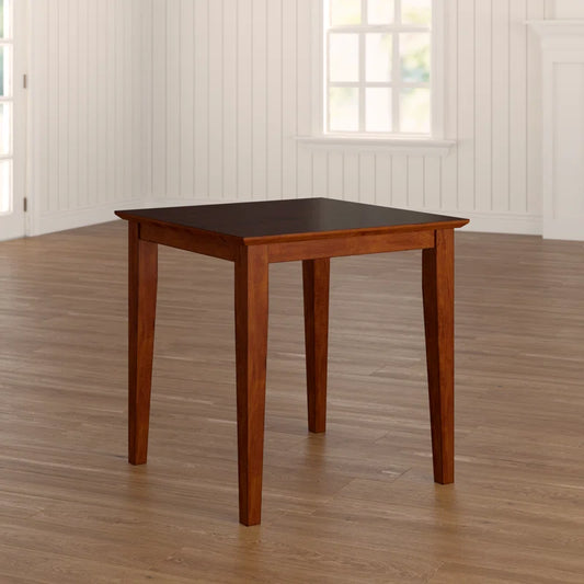 Carpentray 30 inch Square Wooden Dining Table (Brown)