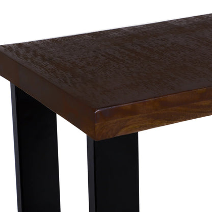 carpentray 100cm long wooden console table