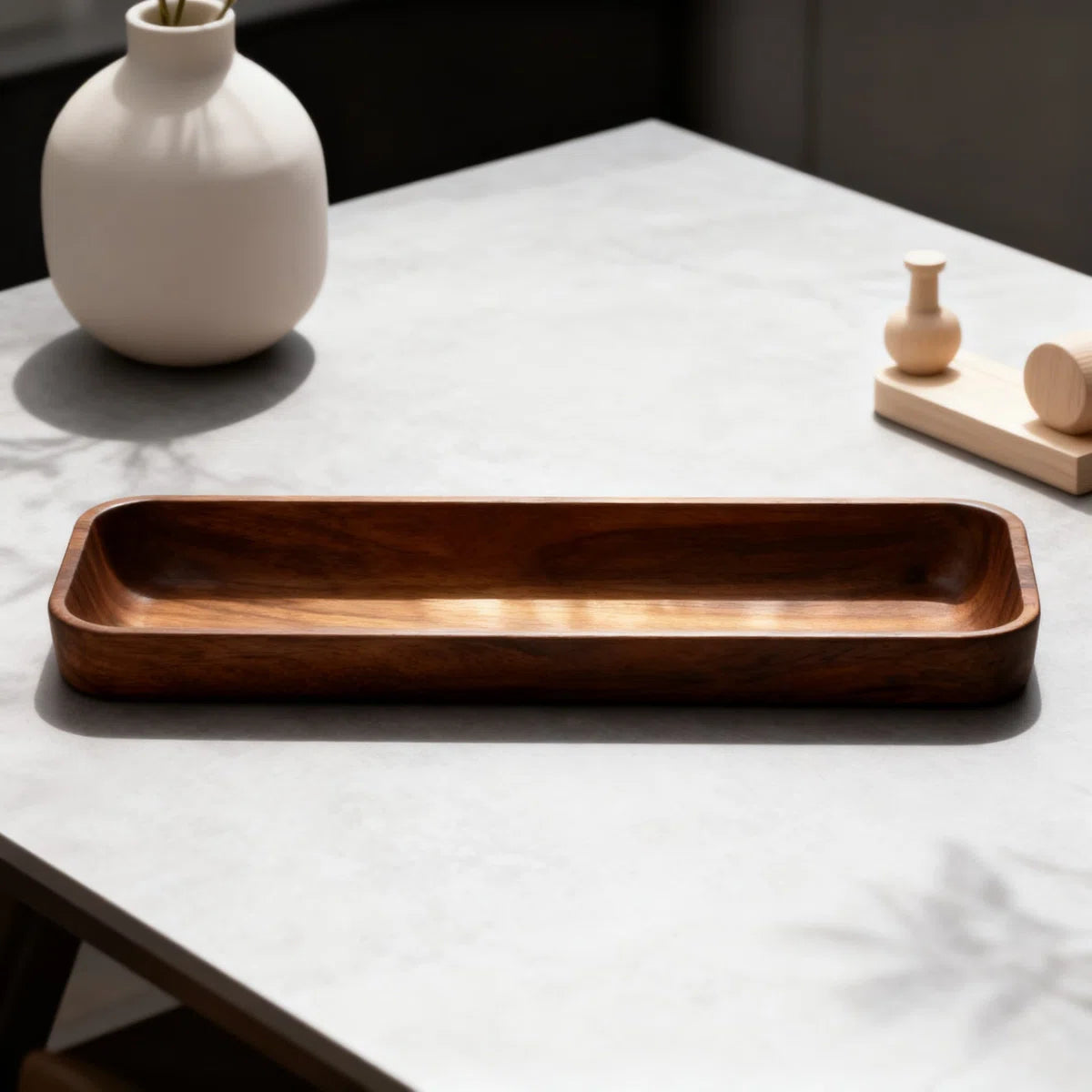 carpentray smole square for living room wooden