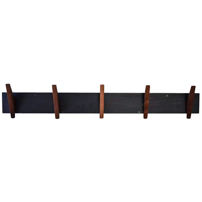 carpentray wooden wall hooks with 5 hooks
