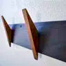 carpentray wooden wall hooks with 5 hooks