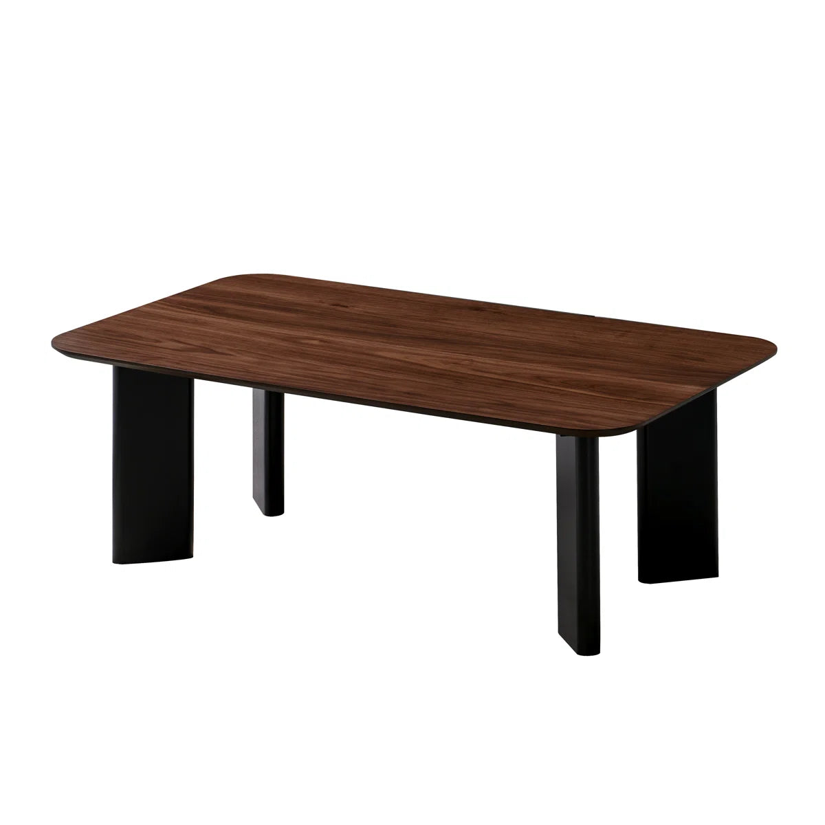carpentray premium coffee table walnut finish (85*50*45cm)