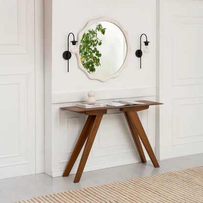 carpentray 150cm long wooden console table