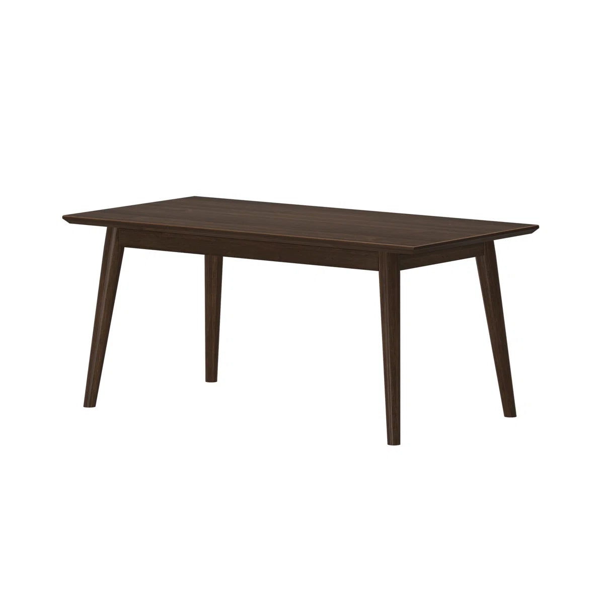 carpentray wooden rectangle coffee table walnut (85x50x45 cm)