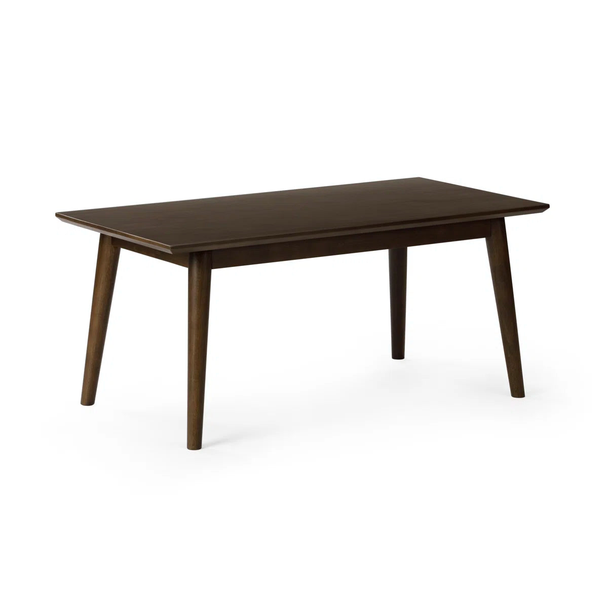 Carpentray Wooden Rectangle Coffee Table Walnut (85x50x45 Cm)