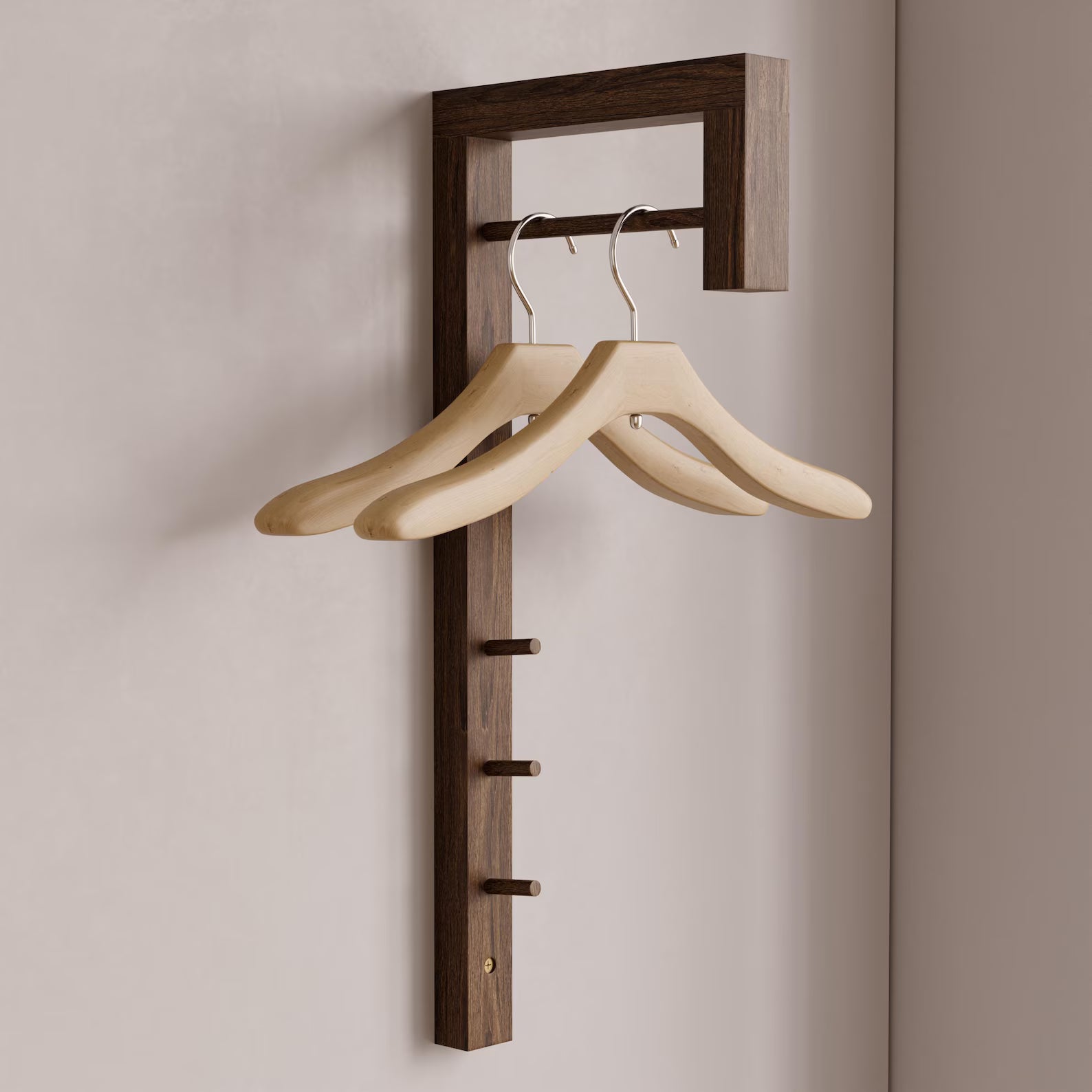 carpentray wooden wall hooks & hanger