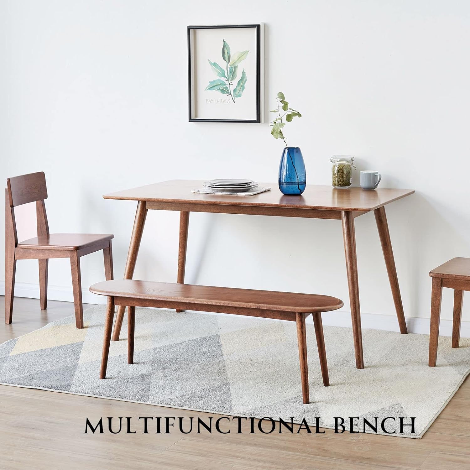 carpentray 80cm long wooden bench