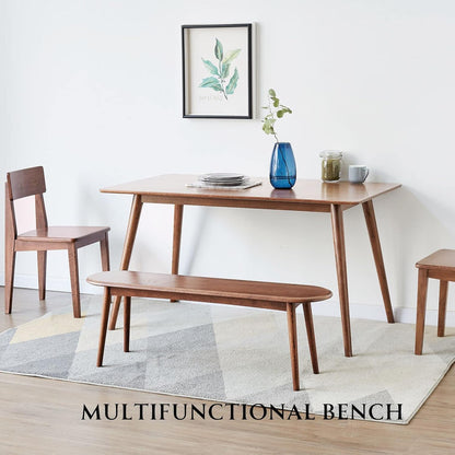 carpentray 120cm long wooden bench
