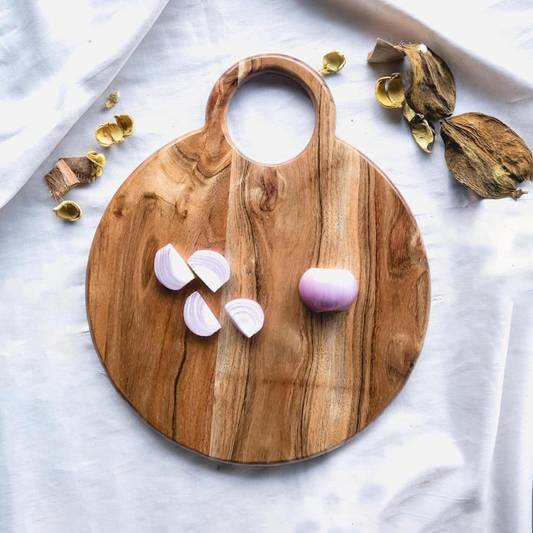 Carpentray Wooden Round Cutting Board