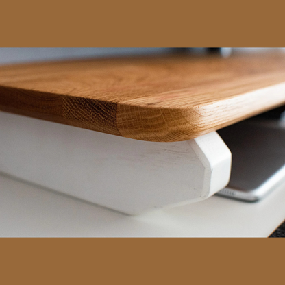 carpentray 66cm long wooden monitor riser