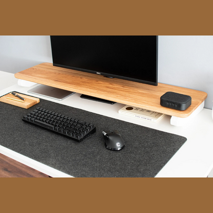 carpentray 66cm long wooden monitor riser