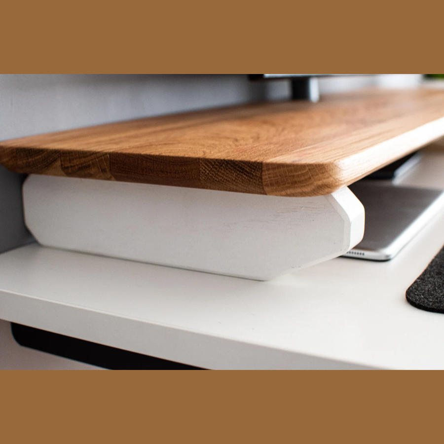 Carpentray 66cm Long Wooden Monitor Riser
