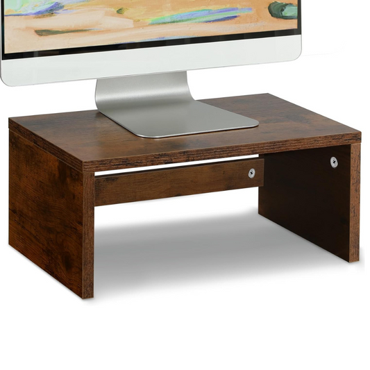 Carpentray Higher Monitor Stand Riser-6.7 inch, Monitor Riser with Storage for Desk Small Monitor Stand TV/Screen/PC/Laptop Riser Computer Stand Desktop Shelf