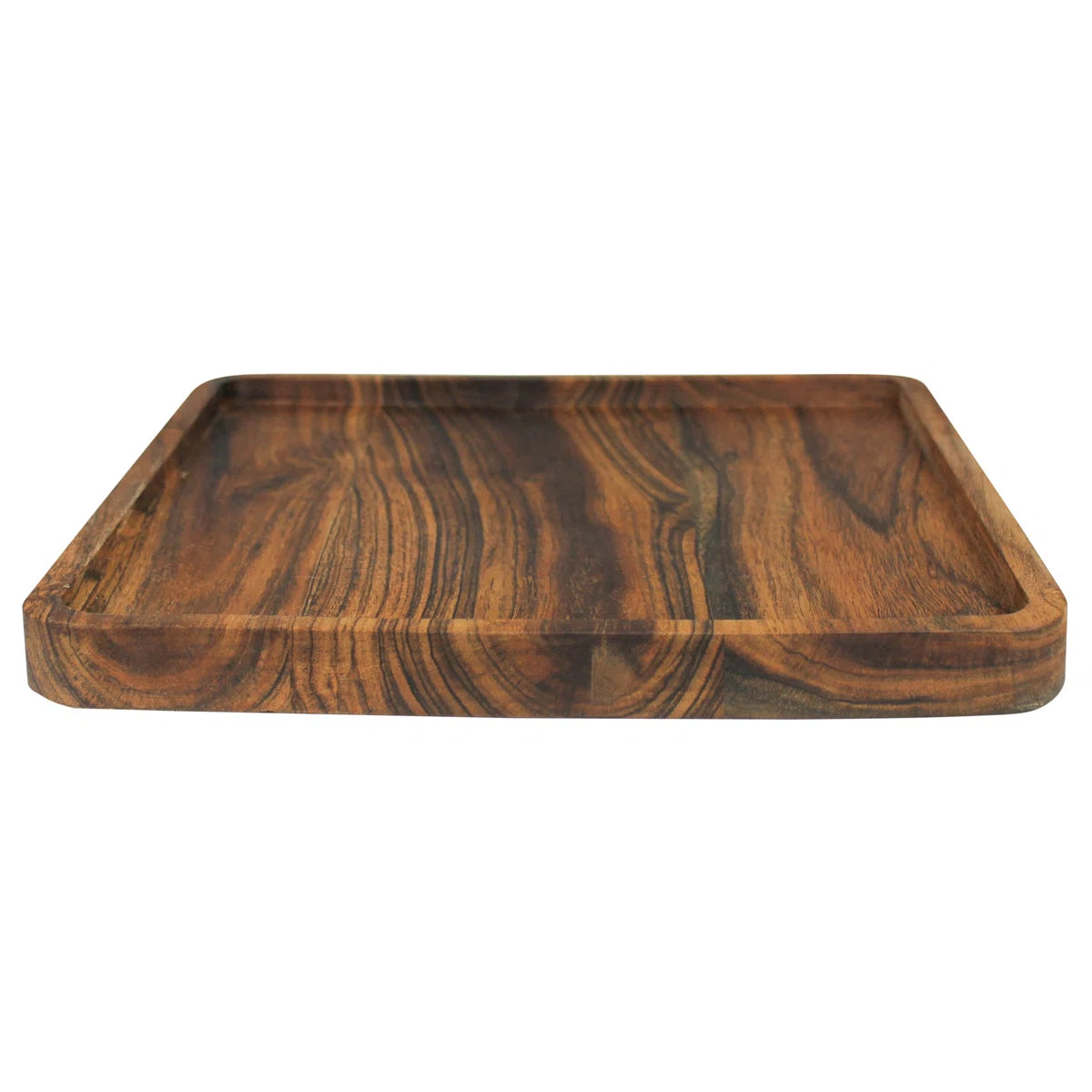 Carpentray 12x12 Inch Wood Serving Tray With Handles
