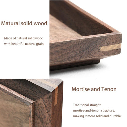 carpentray premium 12x8 inch wood serving tray with handles